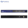 Switch de red de fibra de fibra Gigabit Ethernet administrada